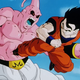 Gohan adolescente durante su batalla con Buu en el anime.